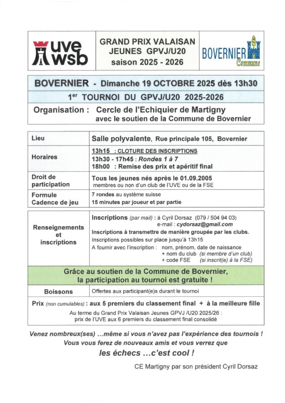 Tournoi d’échecs