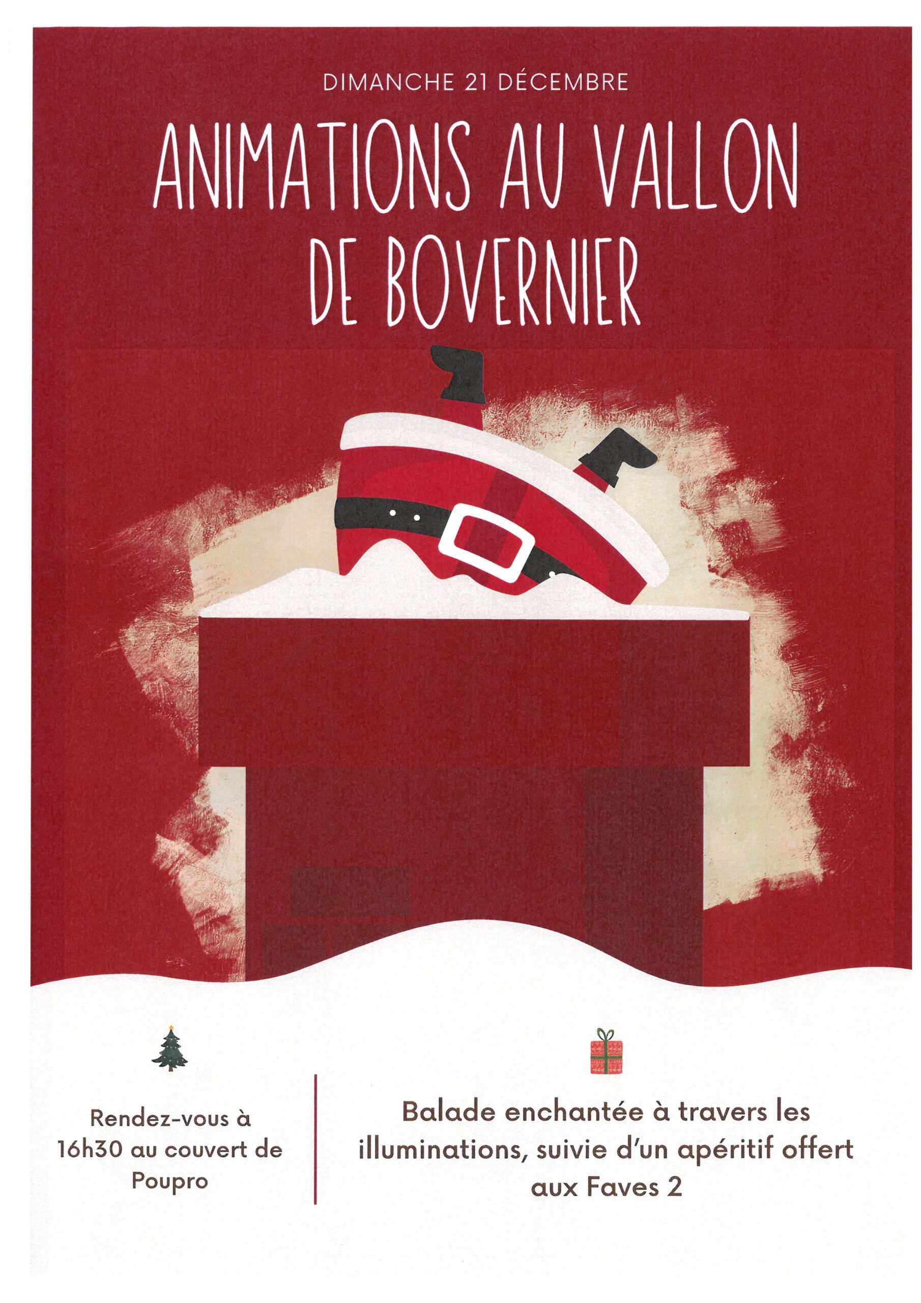 Balade enchantée à travers les illuminations du Vallon